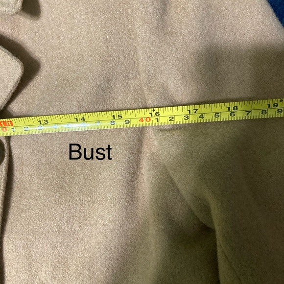 Ralph Lauren Camel Double-Breasted Pea Coat - Picture 11 of 11